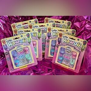 (7) Cutie Kawaii Eraser Buddies Set - Multicolor Mix & Match